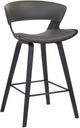 Armen Living Jagger Black/Gray Counter Stool-0