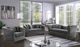 Meridian Furniture Arabella Grey Velvet Loveseat-3