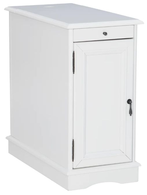 Powell® Barron White Accent Table-0
