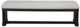 Legends Home Genevieve Black/White Bench-2