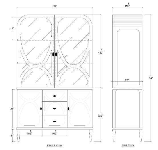 Bramble Customizable Eclipse Bookcase-1