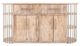 International Furniture Direct Balam Stained White Kitchen Island-2