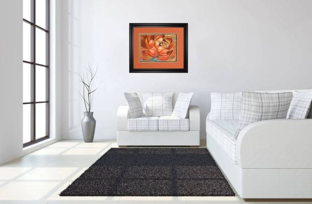Classy Art Red Lotus I by Patricia Pinto Wall Art-3