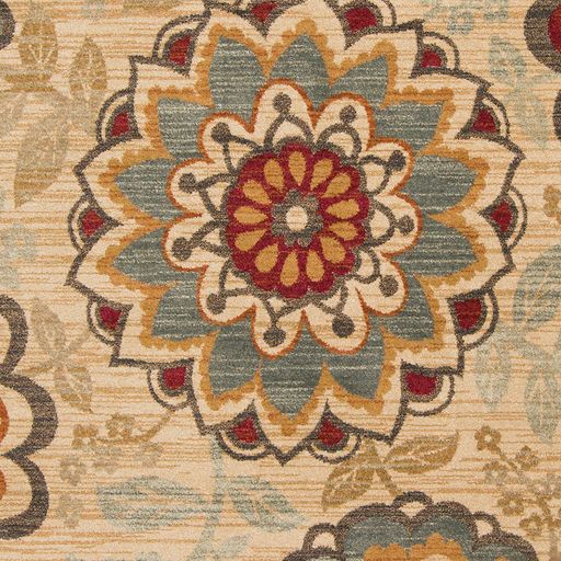 Surya Arabesque Brown Multi 5'x7' Area Rug-2