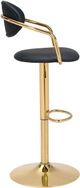 Zuo® Modern Gusto Black/Gold Bar Stool-2