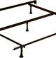Beaudoin Traditional Metal Bed Frame with Plastic Glides for Twin-Full-Queen Bed-1