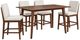 New Classic® Home Furnishings Blaine 5-Piece Walnut Counter Table Set-0