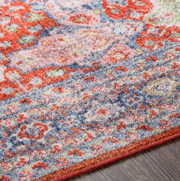 Surya Leicester Red 4'x6' Area Rug-4