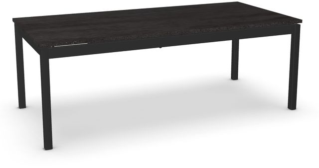 Amisco Customizable Zoel 120" Thermo Fused Laminate Rectangular Table with Butterfly Leaf -0