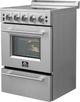 FORNO® Lazio 24" Stainless Steel Pro Style Electric Range-1