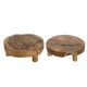 A & B Home 2-Piece Brown Tray-1
