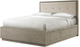 Riverside Furniture Zoey Queen Urban Gray Low Upholstered Storage Bed-0
