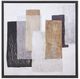 Olliix by Martha Stewart Remnants Neutral Abstract Embellished Framed Canvas-0