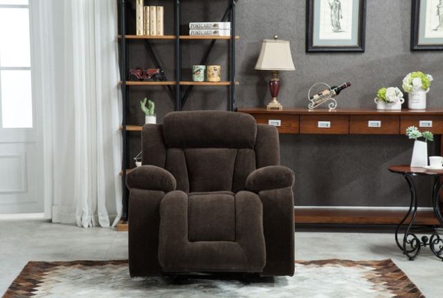 Milton Greens Stars Dark Brown Manual Rocker Chair-1