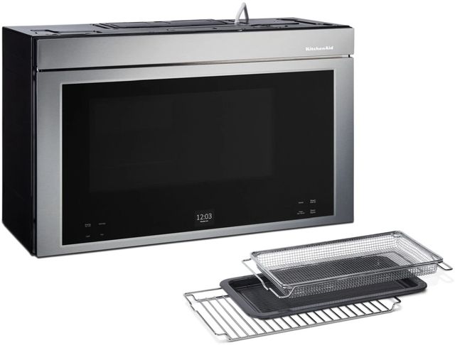 KitchenAid® 30" 1.1 Cu. Ft. Fingerprint Resistant Stainless Steel Over the Range Microwave-2