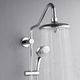 Forno Acqua AcquaSPA Polished Chrome 8" Retrofit Shower System 1.8 GPM-1