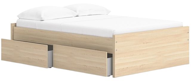 Signature Design by Ashley® Onita Natural Full Platform Storage Bed-2