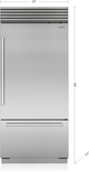 Sub-Zero® Classic Series 36" 20.7 Cu. Ft. Stainless Steel Built-In Bottom Freezer Refrigerator-1