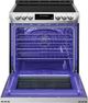 LG 30" Stainless Steel Slide In Induction Single Oven Range-1
