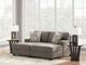 Signature Design by Ashley® Clarington 2-Piece Graystone Small Spaced Super Chaise Sectional-1