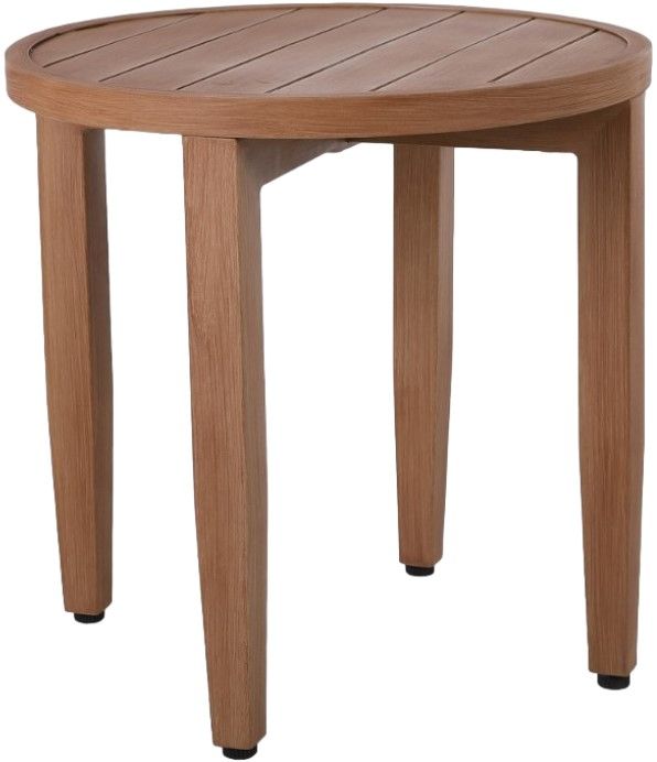 Meridian Furniture Maui Natural Aluminum Outdoor End Table-0