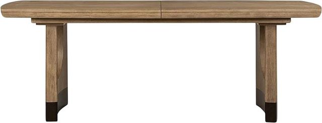 Magnussen Home® Tristan Swiss Coffee Trestle Dining Table-3