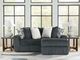 Signature Design by Ashley® Midnight Madness 2-Piece Gunmetal Right-Arm Facing Sectional and Chaise-1