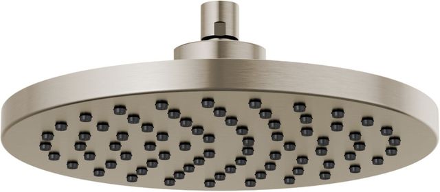 Brizo Essential™ Brilliance® Luxe Nickel® 10" Linear Round Single-Function Raincan Shower Head-0