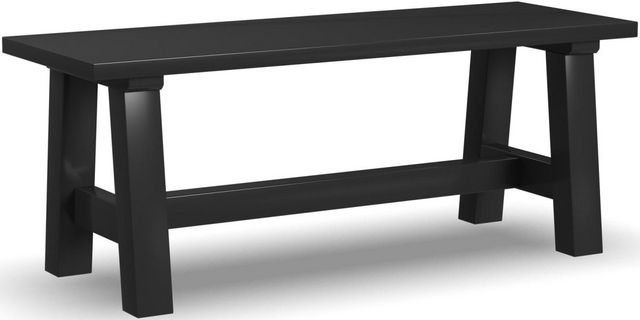 homestyles® Trestle Black Dining Bench-0