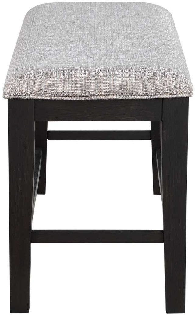 Steve Silver Co. Halle Ebony/Oatmeal Counter Dining Bench-2
