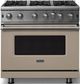 Viking® 5 Series 36" Nantucket Pro Style Natural Gas Range-0