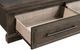 Homelegance® Toulan Distressed Dark Oak Queen Platform Bed-3