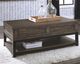Signature Design by Ashley® Johurst Grayish Brown Lift Top Coffee Table-3