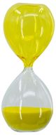 A & B Home Clear/Yellow Small Hourglass-2
