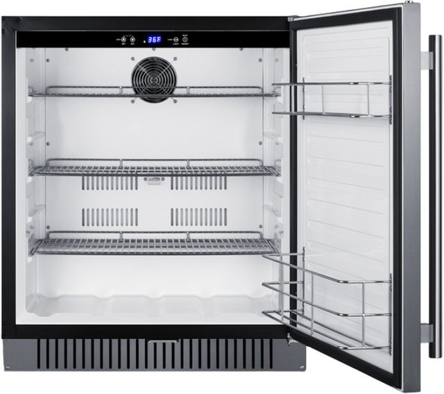 Summit® 27” 4.98 Cu. Ft. Stainless Steel ADA Compliant Under the Counter Refrigerator-1