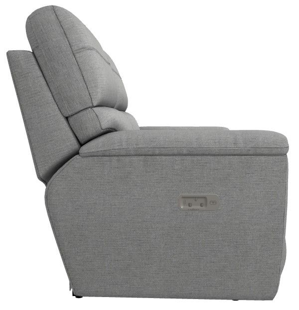 La-Z-Boy® Ava Oyster Power Reclining Loveseat with Headrest and Lumbar-2
