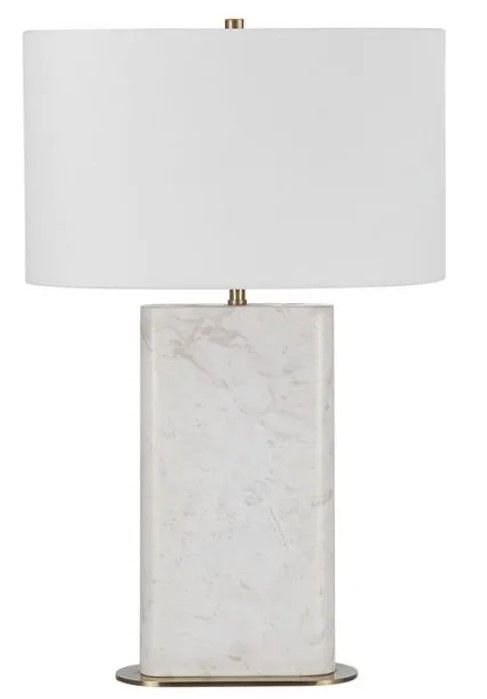 Renwil® Irisa Natural Honed White Table Lamp-0