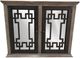 Vintage Furniture Athens 2-Door Console with Glass-0