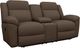 La-Z-Boy® Joel Mahogany Manual Reclining Loveseat with Console-0