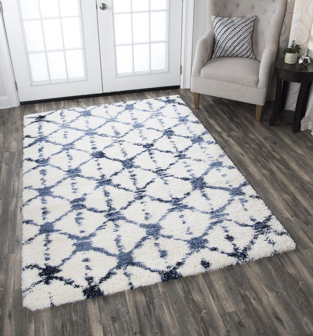 Rizzy Home Adana Ivory 7'10" x 10'6" Rug-4