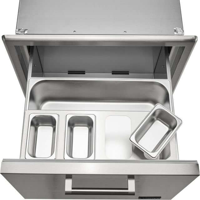 Coyote® 26' Outdoor Living Stainless Steel Pull Out Ice Chest-2