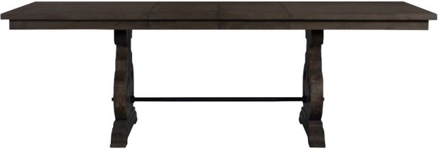 American Wholesale Furniture 5-Piece Charcoal Dining Set-1