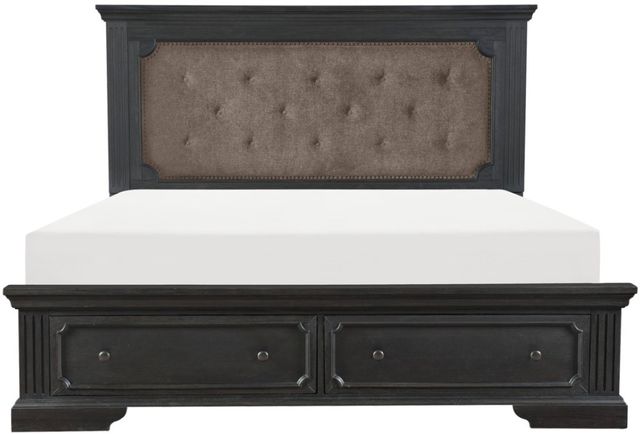 Homelegance® Bolingbrook Brown/Charcoal California King Platform Storage Bed-2