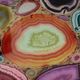 A & B Home Livonia Multi-Colored Round Tray-2