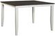 American Wholesale Furniture 5-Piece Gray Pub Dining Set with White Base-2