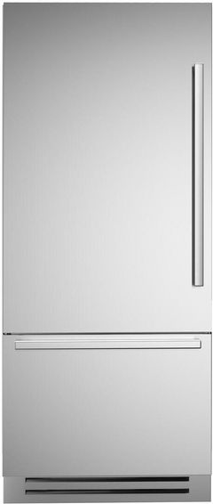 Bertazzoni 36 in. 19.6 Cu. Ft. Stainless Steel Built In Counter Depth Bottom Freezer Refrigerator