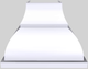 Vent-A-Hood® Designer Series 42" White Wall Mounted Range Hood-0