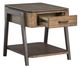 Magnussen Home® Hallie Dark Chocolate/Milk Chocolate Rectangular End Table-2