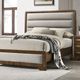Furniture of America® Caerwys 4-Piece Brown/Light Gray Queen Bedroom Set-1