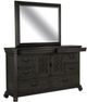 Magnussen Home® Bellamy Peppercorn 2-Door Dresser and Mirror-0